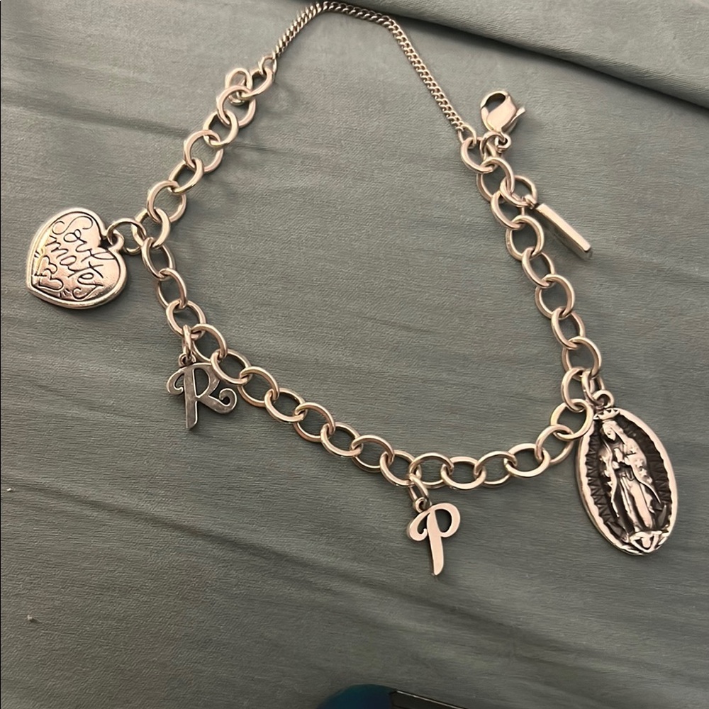 Silver Charm Bracelet